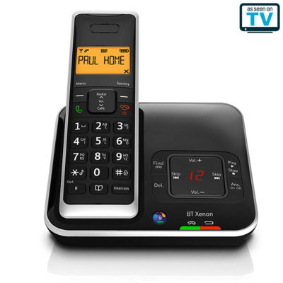 BT Xenon 1500 Cordless Telephone with Answering Machine – Single Handset BT Xenon 1500 Cordless Telephone with Answering Machine – Single Handset